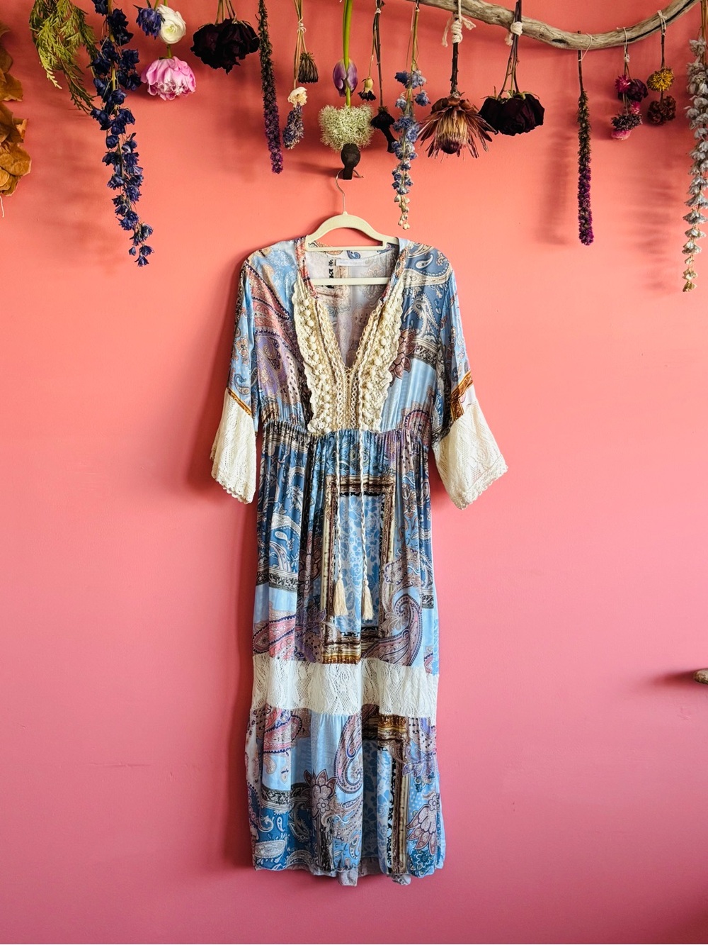 Boho Mid-Length Dress